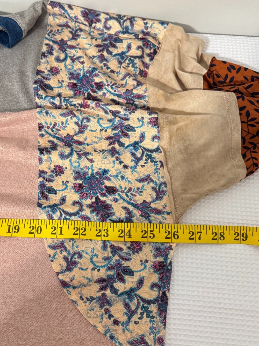 KORI NWT Mixed Print Pieced Top - Picture 7 of 8